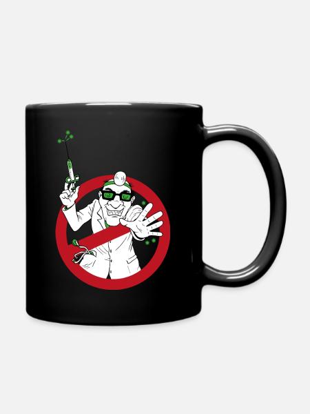 Pas de vaccination s’il vous plaît - Mug uni - noir