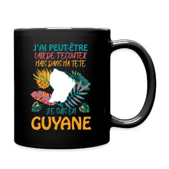 Guyane Mon Pays Que J'Aime - Mug uni - noir - Droite