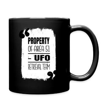 gift idea aliens ass hoodies and sweatshirts joke - Full Colour Mug - black - Right