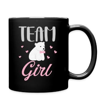Team girl cadeau original baby shower - Mug uni - noir - Droite