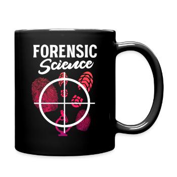 Forensic Science – Criminal Psychologist - Full Colour Mug - black - Right