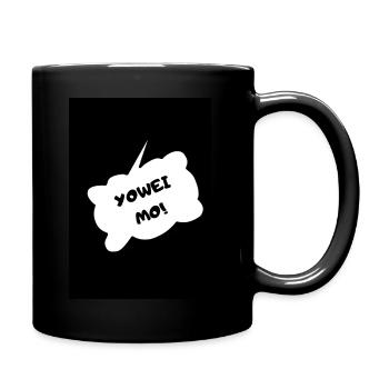 Yowei ! Du bist schwach. - Tasse einfarbig - Schwarz - Rechts