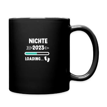 I will be niece 2023 / Expectant aunt 2023 - Full Colour Mug - black - Right