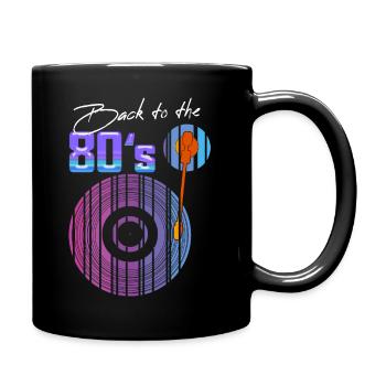 Années 80 Idée Idée Cadeau Humour 1980-89 - Mug uni - noir - Droite