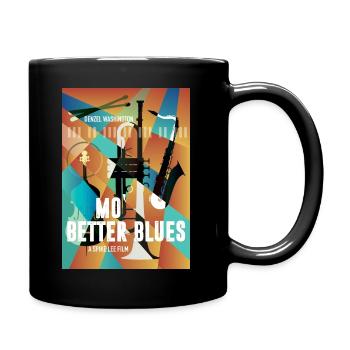 Besserer Blues - Tasse einfarbig - Schwarz - Rechts