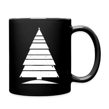 Arbre de Noël Arbre de Noël Hiver 4 - Mug uni - noir - Droite
