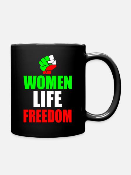 Women life freedom iran - Full Colour Mug - black