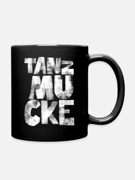 Tanzmucke Weiß - Tasse einfarbig - Schwarz