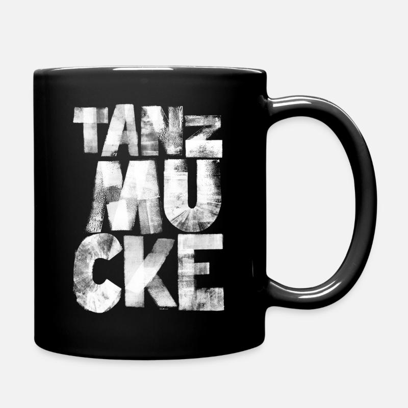 Tanzmucke Weiß - Tasse einfarbig - Schwarz