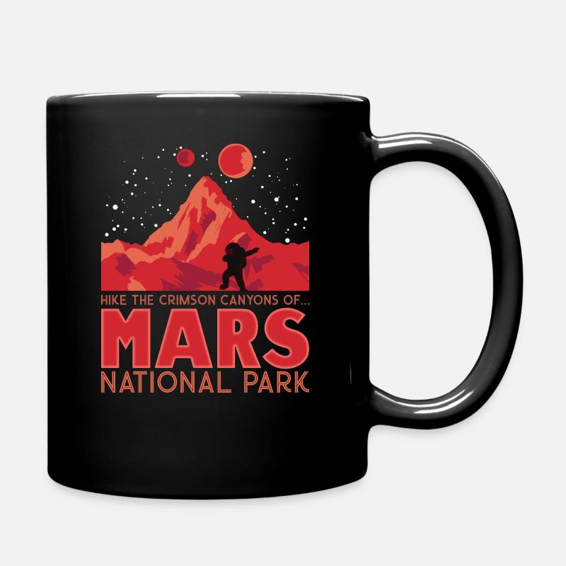 Funny Travelling Graphic - Full Colour Mug - black