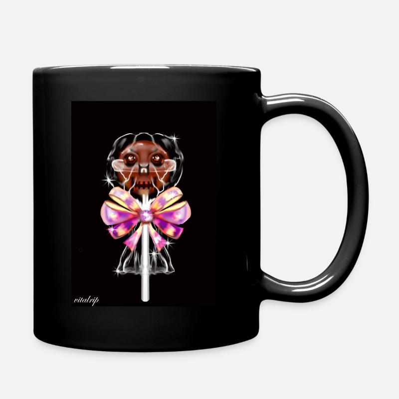 Schnuller 1 - Tasse einfarbig - Schwarz