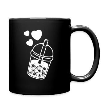 Bubble Tea Love Boba - Tasse einfarbig - Schwarz - Rechts