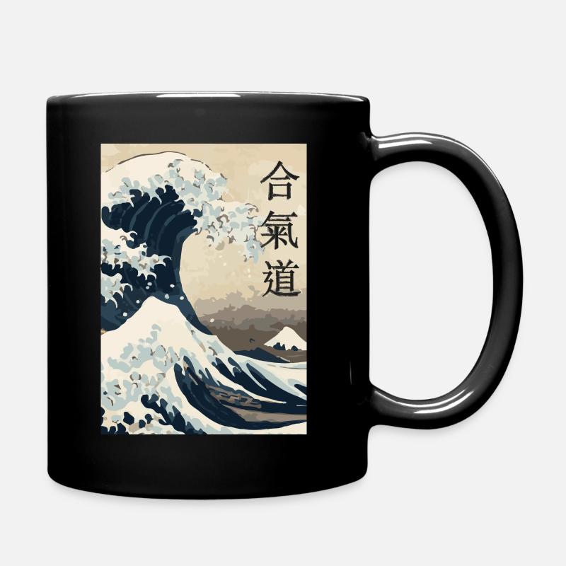 vague aikido - Mug uni - noir