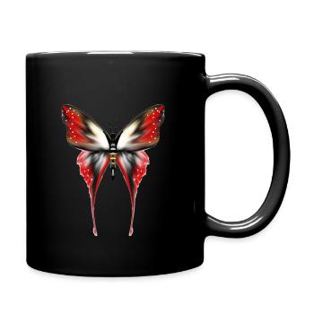 PAPILLON gif 1 - Mug uni - noir - Droite