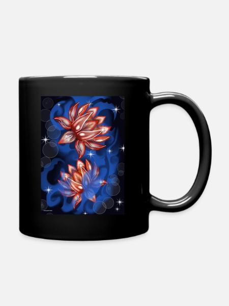 lotus - Mug uni - noir