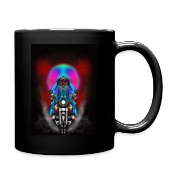 motorcyclist - Full Colour Mug - black - Right