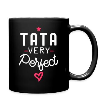 tata parfaite / tata very perfect - Mug uni - noir - Droite