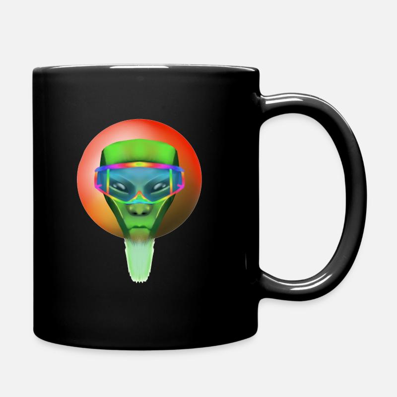 UFO - Tasse einfarbig - Schwarz