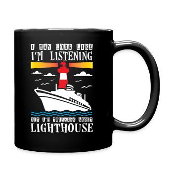 Penser à Lighthouse Lovers Lighthouse - Mug uni - noir - Droite