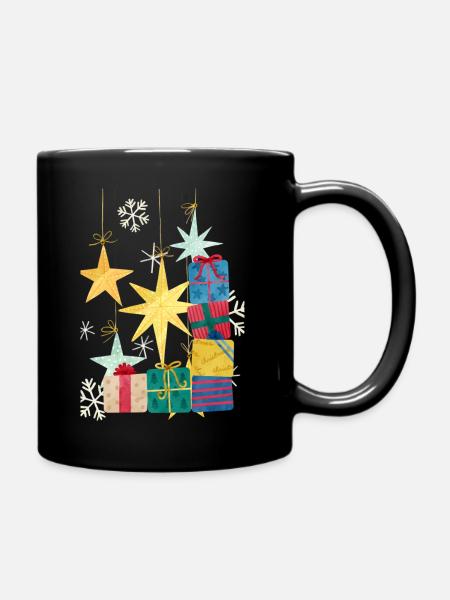 Geschenk - Tasse einfarbig - Schwarz