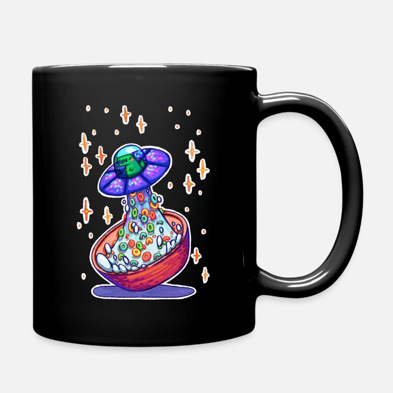 Loop UFO Dino - Full Colour Mug - black
