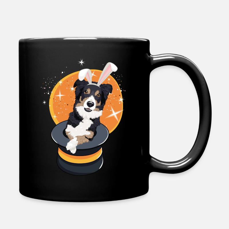 Chien Rabit magique - Mug uni - noir