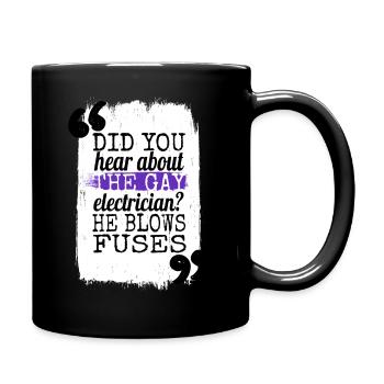 activisme humour dispositifs LGBT prudence drôle LGBT - Mug uni - noir - Droite