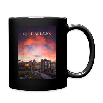 Sunrise over Rome - Full Colour Mug - black - Right