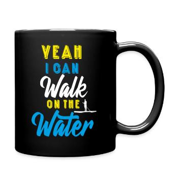 Je peux marcher sur l'eau - Stand up paddle - Mug uni - noir - Droite