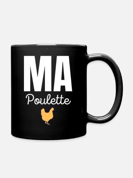 ma poulette - Mug uni - noir
