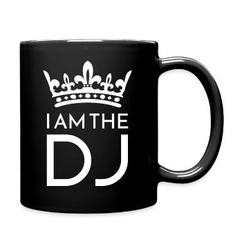 I am the dj gift - Full Colour Mug - black - Right