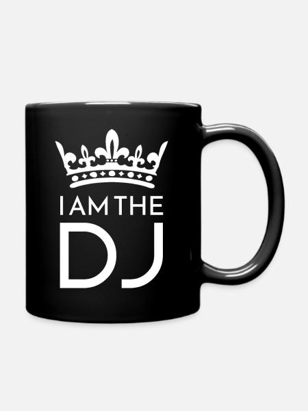 Ich bin das DJ-Geschenk - Tasse einfarbig - Schwarz