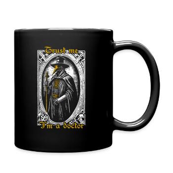 Croyez-moi, je suis médecin - Mug uni - noir - Droite