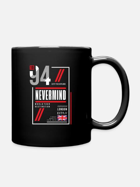 London City World Tour Ziel - Tasse einfarbig - Schwarz