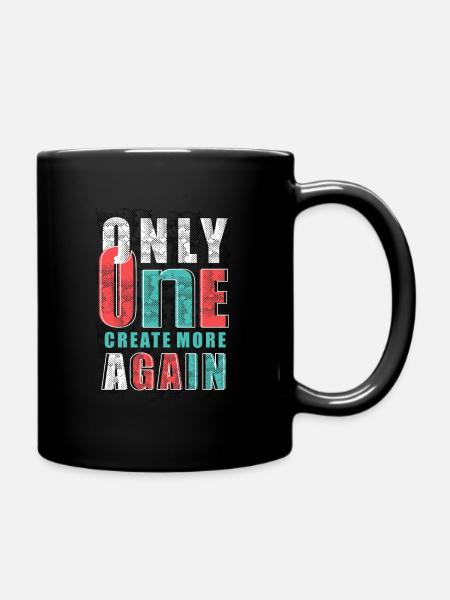 One create more gain - Mug uni - noir