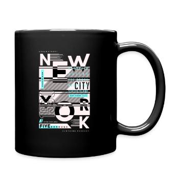 New York City - Full Colour Mug - black - Right