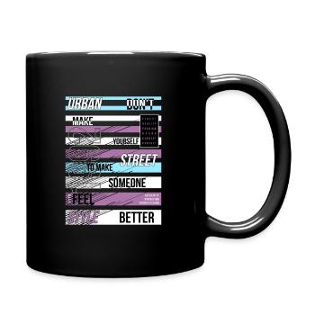 To make someone feel style better - Full Colour Mug - black - Right