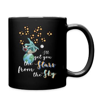 Star catcher - Sternenfänger - Full Colour Mug - black - Right