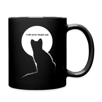 I Will Never Forget You Animal Quote - Full Colour Mug - black - Right