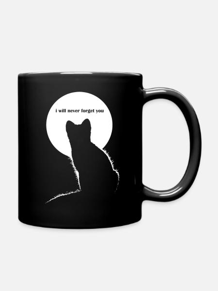 I Will Never Forget You Animal Quote - Full Colour Mug - black