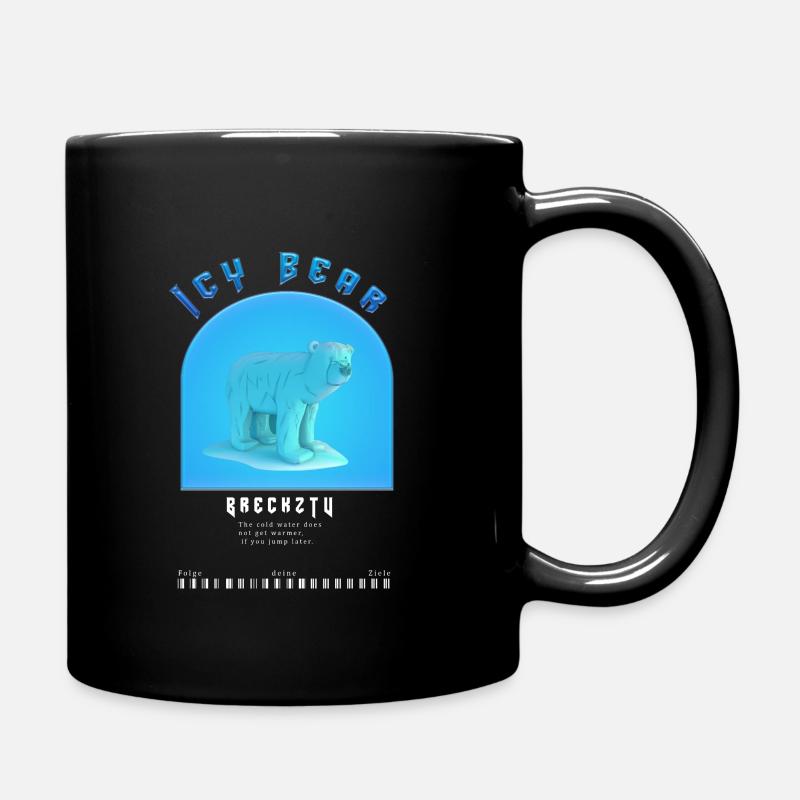 ICY Bär by BreckzTv Design Orginal - Tasse einfarbig - Schwarz