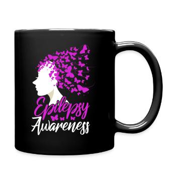Epilepsy Awareness - Full Colour Mug - black - Right