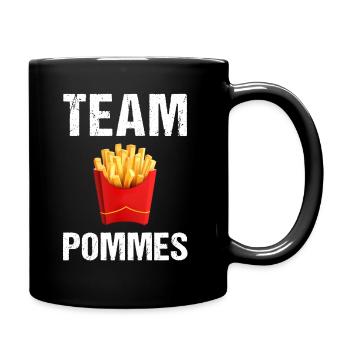 Équipe Pommes Frites Frites Restauration rapide - Mug uni - noir - Droite