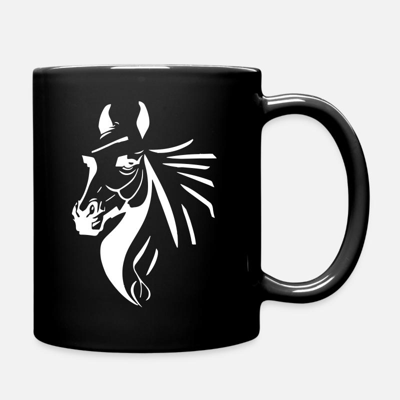 Tete d'étalon - Mug uni - noir