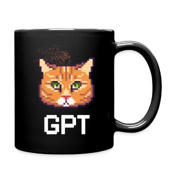 Chat Gpt Intelligence Artificielle IA humour geek - Mug uni - noir - Droite