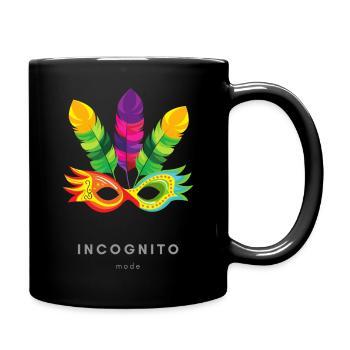 Incognito mode Female - Tasse einfarbig - Schwarz - Rechts