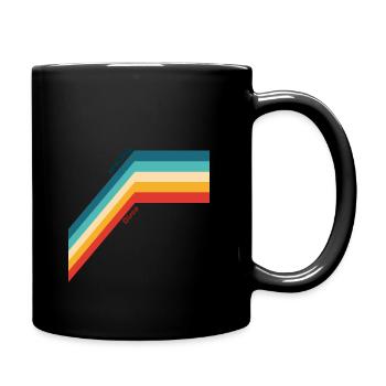next stop disco - Tasse einfarbig - Schwarz - Rechts