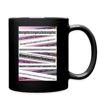 INKOMPETENZKOMPENSATIONSKOMPETENZ - Tasse einfarbig - Schwarz - Rechts