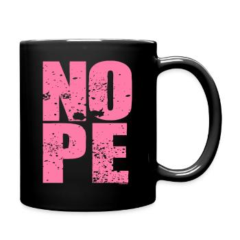 NOPE - ne soyez pas un béni-oui-oui! - Mug uni - noir - Droite