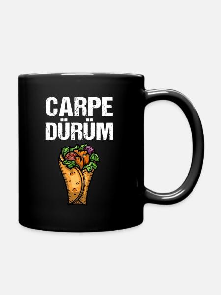 Carpe Dürüm Falafel - Tasse einfarbig - Schwarz